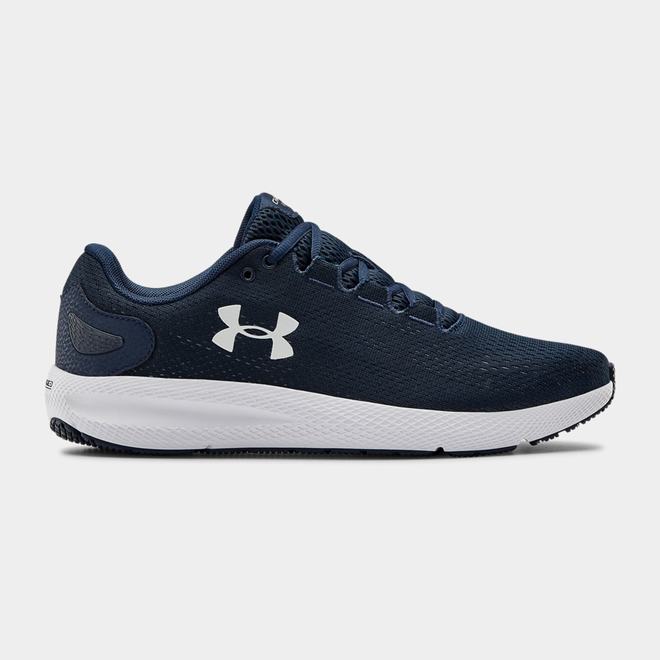 Under Armour Charged Pursuit 2 - Panske Bezecke Topanky - Námornícka Modrá/Biele